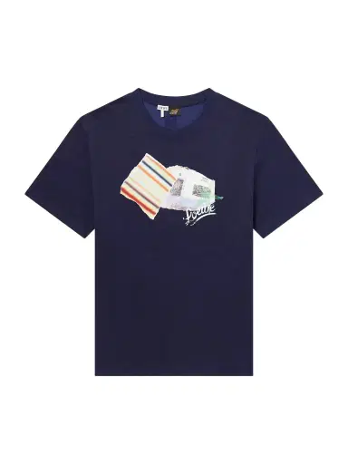 Loewe Paula's Ibiza Patch-Appliqué Cotton-Blend Jersey T-Shirt - Men | Thumbnail 1 Loewe Paula's Ibiza Patch-Appliqué Cotton-Blend Jersey T-Shirt - Men | Thumbnail 1