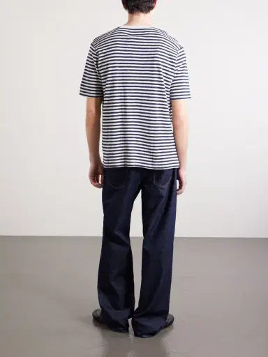 Folk Striped Slub Cotton-Jersey T-Shirt - Men | Thumbnail 4 Folk Striped Slub Cotton-Jersey T-Shirt - Men | Thumbnail 4