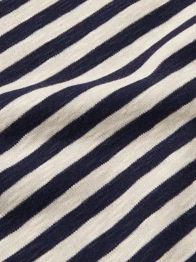 Folk Striped Slub Cotton-Jersey T-Shirt - Men | Thumbnail 6 Folk Striped Slub Cotton-Jersey T-Shirt - Men | Thumbnail 6
