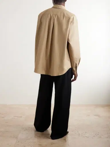 Loewe Anagram-Embroidered Cotton Shirt - Men | Thumbnail 4 Loewe Anagram-Embroidered Cotton Shirt - Men | Thumbnail 4