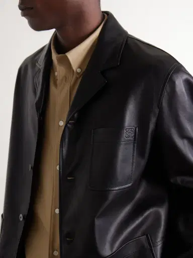 Loewe Workwear Leather Jacket - Men | Thumbnail 5 Loewe Workwear Leather Jacket - Men | Thumbnail 5