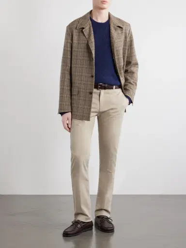 Massimo Alba Winch Straight-Leg Cotton-Blend Twill Trousers - Men | Thumbnail 2 Massimo Alba Winch Straight-Leg Cotton-Blend Twill Trousers - Men | Thumbnail 2