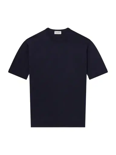 John Smedley Torin SS Cotton-Knitted T-Shirt - Men | Thumbnail 1 John Smedley Torin SS Cotton-Knitted T-Shirt - Men | Thumbnail 1