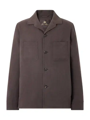 Loro Piana Evandro Herringbone Linen Overshirt - Men | Thumbnail 1 Loro Piana Evandro Herringbone Linen Overshirt - Men | Thumbnail 1