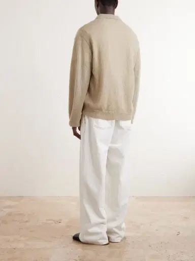 Our Legacy Evening Polo Alpaca and Wool-Blend Cardigan - Men | Thumbnail 4 Our Legacy Evening Polo Alpaca and Wool-Blend Cardigan - Men | Thumbnail 4