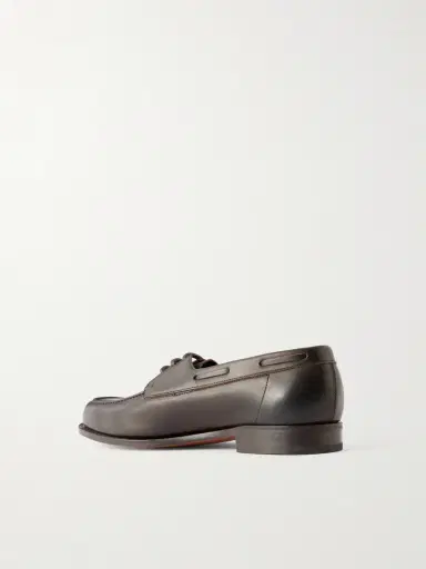 Edward Green Saltash Leather Boat Shoes - Men | Thumbnail 4 Edward Green Saltash Leather Boat Shoes - Men | Thumbnail 4