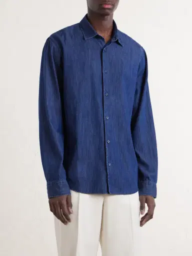Orlebar Brown Giles Denim Shirt - Men | Thumbnail 3 Orlebar Brown Giles Denim Shirt - Men | Thumbnail 3