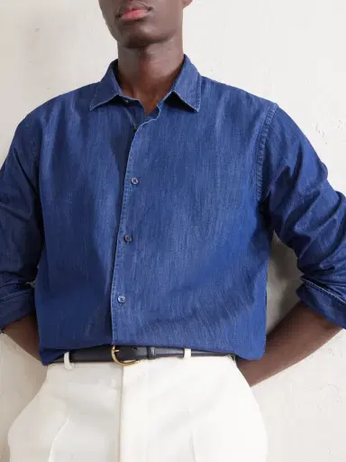 Orlebar Brown Giles Denim Shirt - Men | Thumbnail 5 Orlebar Brown Giles Denim Shirt - Men | Thumbnail 5