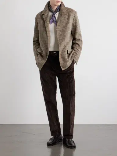 Massimo Alba Strallo02 Straight-Leg Cotton-Blend Corduroy Trousers - Men | Thumbnail 2 Massimo Alba Strallo02 Straight-Leg Cotton-Blend Corduroy Trousers - Men | Thumbnail 2