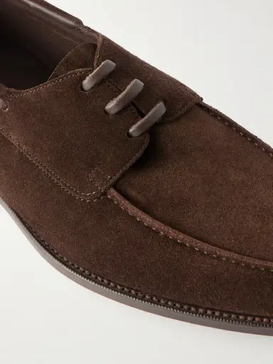 Edward Green Saltash Suede Boat Shoes - Men | Thumbnail 5 Edward Green Saltash Suede Boat Shoes - Men | Thumbnail 5