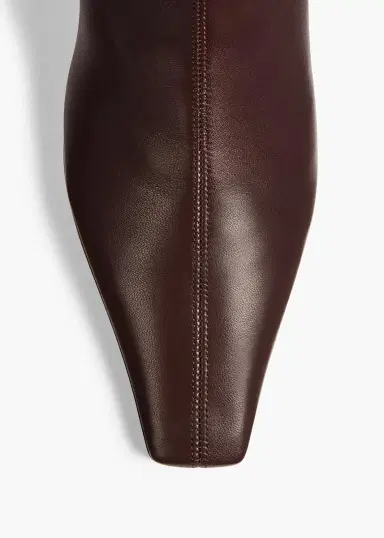 Khaite Arizona Stretch Ankle Boot In Bordeaux | Thumbnail 3 Khaite Arizona Stretch Ankle Boot In Bordeaux | Thumbnail 3