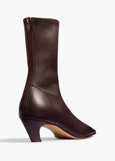 Khaite Arizona Stretch Ankle Boot In Bordeaux | Thumbnail 4 Khaite Arizona Stretch Ankle Boot In Bordeaux | Thumbnail 4