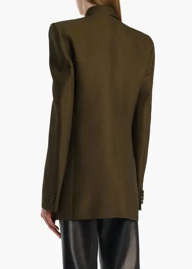 Khaite Armair Jacket In Dark Olive | Thumbnail 4 Khaite Armair Jacket In Dark Olive | Thumbnail 4