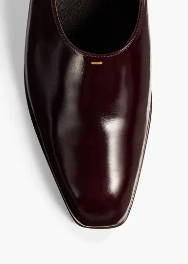 Khaite Colt Slip-On Loafer In Bordeaux | Thumbnail 3 Khaite Colt Slip-On Loafer In Bordeaux | Thumbnail 3