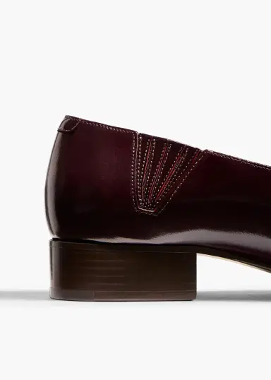 Khaite Colt Slip-On Loafer In Bordeaux | Thumbnail 4 Khaite Colt Slip-On Loafer In Bordeaux | Thumbnail 4