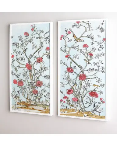 Wendover Art Group Modern Chinoiserie Diptych | Thumbnail 4 Wendover Art Group Modern Chinoiserie Diptych | Thumbnail 4