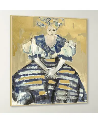 Wendover Art Group "Lady in Stripes" Giclee Art Canvas | Thumbnail 3 Wendover Art Group "Lady in Stripes" Giclee Art Canvas | Thumbnail 3