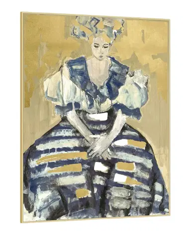Wendover Art Group "Lady in Stripes" Giclee Art Canvas | Thumbnail 1 Wendover Art Group "Lady in Stripes" Giclee Art Canvas | Thumbnail 1