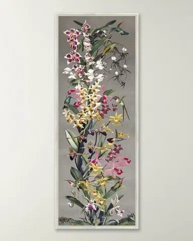 Wendover Art Group "Silver Orchid Panel II" Wall Art | Thumbnail 4 Wendover Art Group "Silver Orchid Panel II" Wall Art | Thumbnail 4