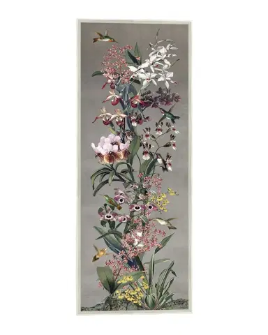Wendover Art Group "Silver Orchid Panel I" Wall Art | Thumbnail 1 Wendover Art Group "Silver Orchid Panel I" Wall Art | Thumbnail 1