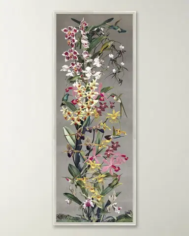 Wendover Art Group Silver Orchid Panel 2 Giclee | Thumbnail 4 Wendover Art Group Silver Orchid Panel 2 Giclee | Thumbnail 4