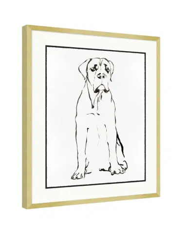 Wendover Art Group Hound Drawing 3 Giclee | Thumbnail 1 Wendover Art Group Hound Drawing 3 Giclee | Thumbnail 1