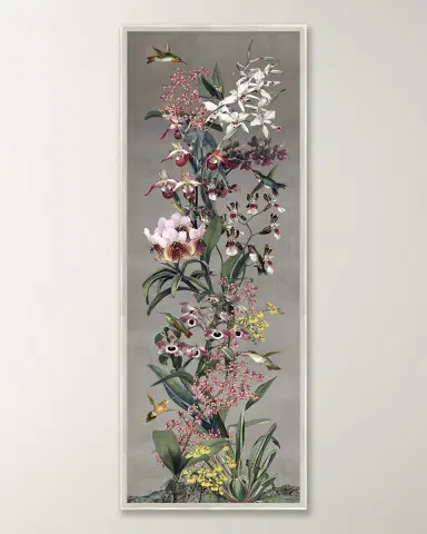 Wendover Art Group Silver Orchid Panel 1 Giclee | Thumbnail 4 Wendover Art Group Silver Orchid Panel 1 Giclee | Thumbnail 4