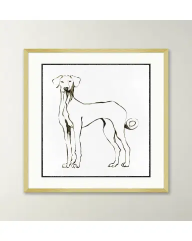 Wendover Art Group Hound Drawing 1 Giclee | Thumbnail 2 Wendover Art Group Hound Drawing 1 Giclee | Thumbnail 2