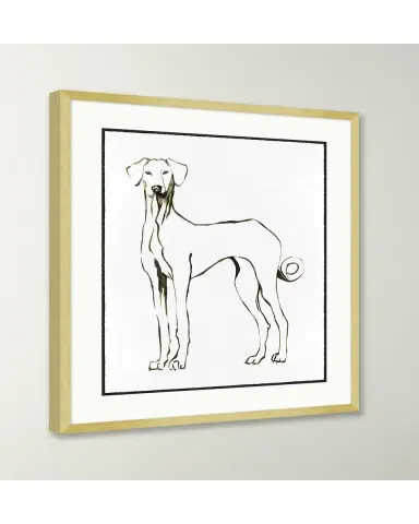 Wendover Art Group Hound Drawing 1 Giclee | Thumbnail 3 Wendover Art Group Hound Drawing 1 Giclee | Thumbnail 3
