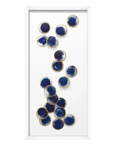 Wendover Art Group "Blue Capiz Cascade 3" Giclee Print | Thumbnail 1 Wendover Art Group "Blue Capiz Cascade 3" Giclee Print | Thumbnail 1