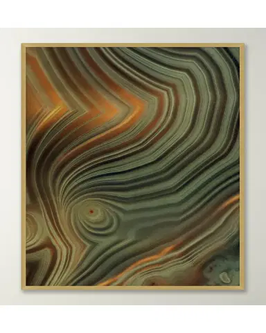 Wendover Art Group 'Organic Forms 1 ' Giclee on Gold Leaf Wall Art | Thumbnail 2 Wendover Art Group 'Organic Forms 1 ' Giclee on Gold Leaf Wall Art | Thumbnail 2