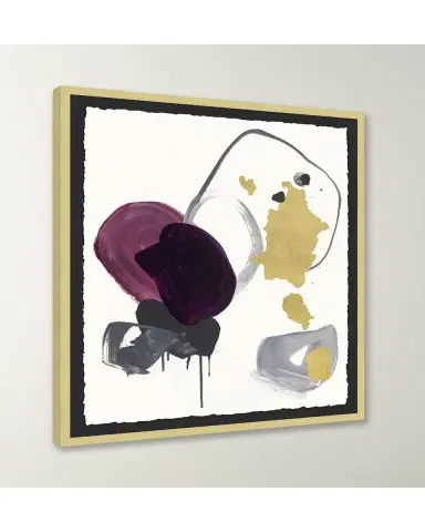 Wendover Art Group 'Plum Lines 1 ' Wall Art | Thumbnail 3 Wendover Art Group 'Plum Lines 1 ' Wall Art | Thumbnail 3