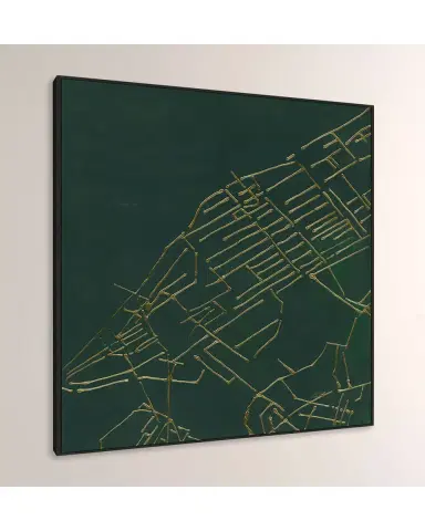 Wendover Art Group 'Concrete Jungle In Green ' Wall Art | Thumbnail 3 Wendover Art Group 'Concrete Jungle In Green ' Wall Art | Thumbnail 3