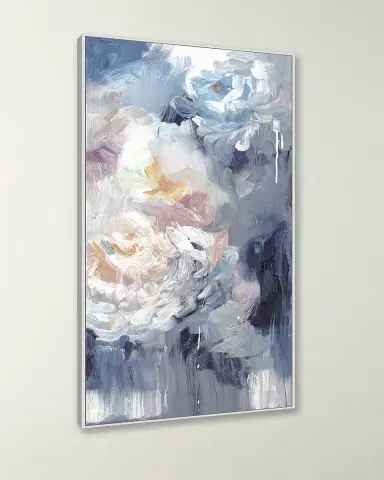 Wendover Art Group 'Dripping Peonies 2 ' Wall Art | Thumbnail 3 Wendover Art Group 'Dripping Peonies 2 ' Wall Art | Thumbnail 3