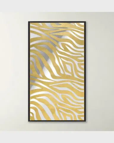 Wendover Art Group Gilded Gold Leaf Zebra Mirror | Thumbnail 2 Wendover Art Group Gilded Gold Leaf Zebra Mirror | Thumbnail 2