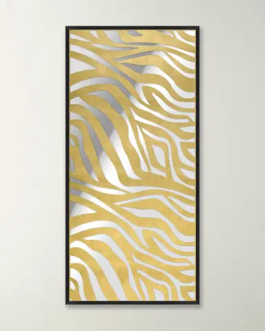 Wendover Art Group Gilded Gold Leaf Zebra Mirror | Thumbnail 4 Wendover Art Group Gilded Gold Leaf Zebra Mirror | Thumbnail 4