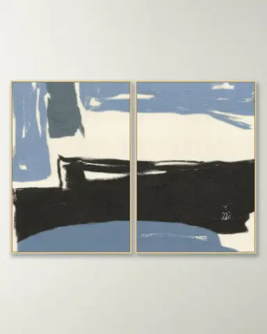 Wendover Art Group "Black and Blue 1 & 2" Framed Giclee Wall Art | Thumbnail 2 Wendover Art Group "Black and Blue 1 & 2" Framed Giclee Wall Art | Thumbnail 2