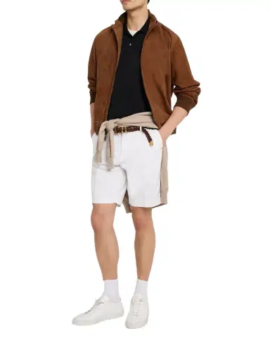 Polo Ralph Lauren Men's Suede Bomber Jacket | Thumbnail 1 Polo Ralph Lauren Men's Suede Bomber Jacket | Thumbnail 1