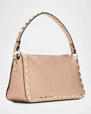 Valentino Garavani Rockstud Small Laminated Grainy Calfskin Leather Crossbody Bag | Thumbnail 2 Valentino Garavani Rockstud Small Laminated Grainy Calfskin Leather Crossbody Bag | Thumbnail 2