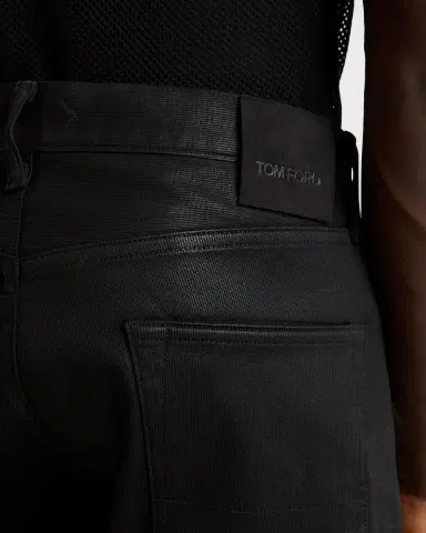 Tom Ford Men's Bedford Cotton Stretch Straight Leg Five-Pocket Pants | Thumbnail 4 Tom Ford Men's Bedford Cotton Stretch Straight Leg Five-Pocket Pants | Thumbnail 4