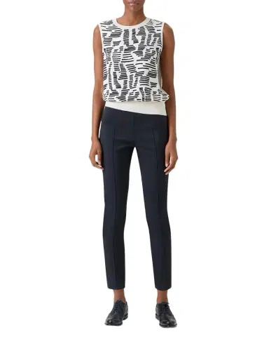Akris Dance Movements Sleeveless Silk Top | Thumbnail 1 Akris Dance Movements Sleeveless Silk Top | Thumbnail 1