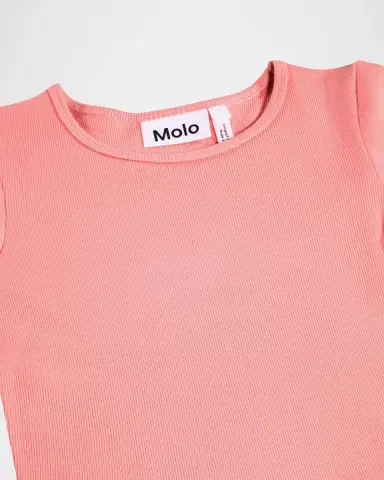 Molo Girl's Cissa Animal-Print Short-Sleeve Dress, Size 7-10 | Thumbnail 3 Molo Girl's Cissa Animal-Print Short-Sleeve Dress, Size 7-10 | Thumbnail 3