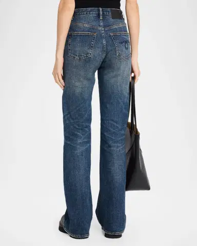 R13 Jane High-Rise Straight Jeans | Thumbnail 2 R13 Jane High-Rise Straight Jeans | Thumbnail 2