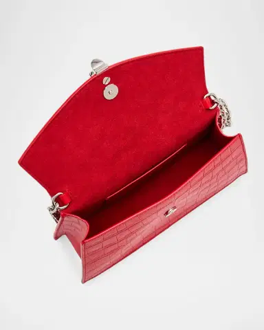 McQueen Skull Mini Croc-Embossed Leather Top-Handle Bag | Thumbnail 4 McQueen Skull Mini Croc-Embossed Leather Top-Handle Bag | Thumbnail 4