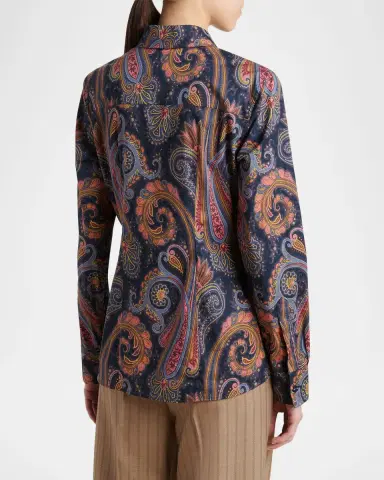 Etro Paisley-Print Cotton Button-Down Shirt | Thumbnail 2 Etro Paisley-Print Cotton Button-Down Shirt | Thumbnail 2