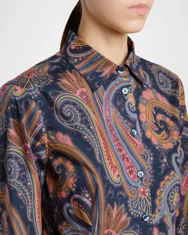 Etro Paisley-Print Cotton Button-Down Shirt | Thumbnail 4 Etro Paisley-Print Cotton Button-Down Shirt | Thumbnail 4