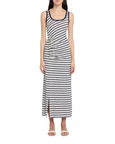 Simkhai Becker Striped Cotton Jersey Maxi Dress | Thumbnail 1 Simkhai Becker Striped Cotton Jersey Maxi Dress | Thumbnail 1
