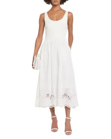 Generation Love Leann Embroidered Combo Midi Dress | Thumbnail 1 Generation Love Leann Embroidered Combo Midi Dress | Thumbnail 1