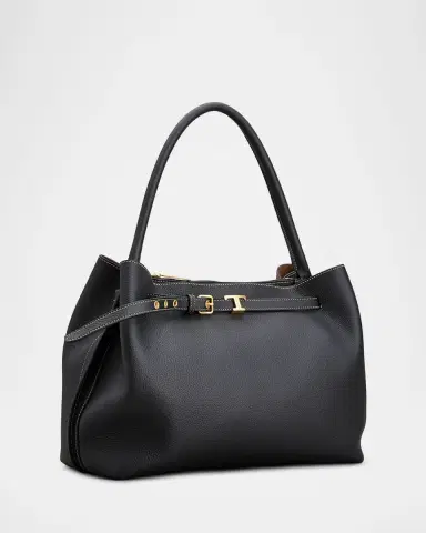 Tod's Small Timeless T Belted Leather Shoulder Bag | Thumbnail 2 Tod's Small Timeless T Belted Leather Shoulder Bag | Thumbnail 2