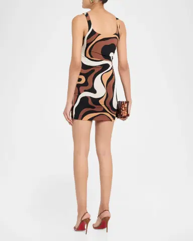 Generation Love Justine Geometric Jersey Mini Dress | Thumbnail 2 Generation Love Justine Geometric Jersey Mini Dress | Thumbnail 2